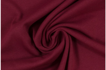 Bündchen "Heike", Strickschlauch, bordeaux, 0,5 m